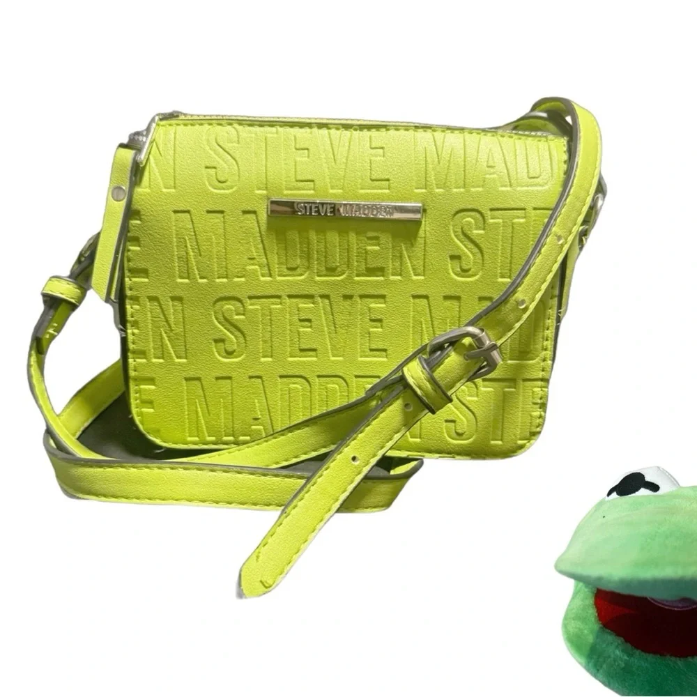 Steve Madden Lime Green Crossbody Bag/Purse - Picture 7 of 7